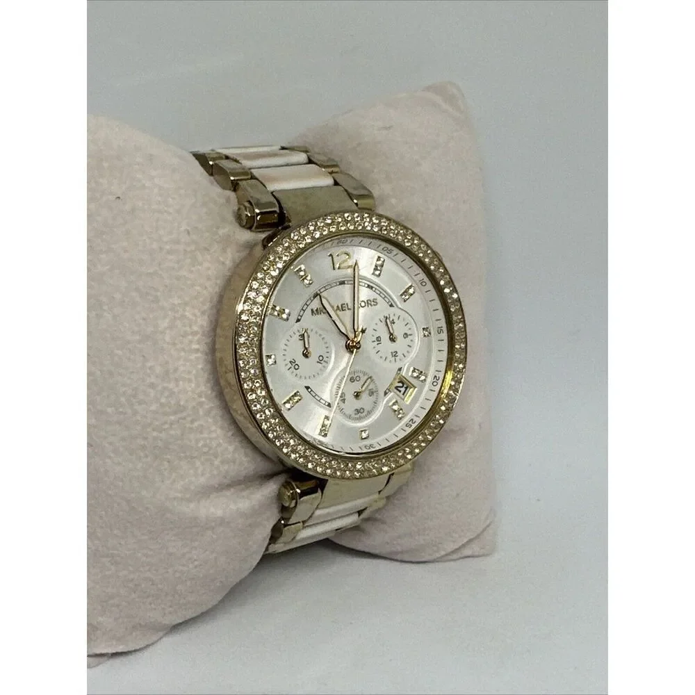 Michael Kors Parker MK5865 Women Stainless Steel Analog Dial Quartz Watch HME434